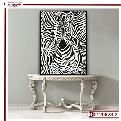 تابلو مدرن طرح گورخر R120623-2